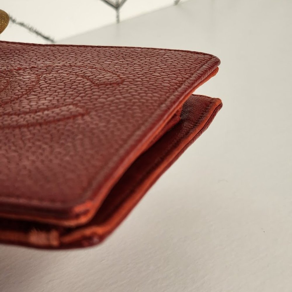 Chanel CC Bifold Caviar Leather Wallet - Picture 12 of 13